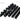 Phobya Terminal Strip Black 19mm (OD 19mm or 11/16") 6 clipsPH-60015