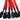 Phobya Y - cable 3Pin Molex to 6x 3Pin Molex 60cm - UV RedPH-81046