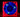ACE 40 x 20mm LED Fan - UV Red/Blue