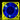 ACE 40 x 20mm LED Fan - UV Yellow/Blue