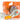 ACE 40 x 20mm UV Glow Fan - Orange