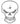 Applique - Bullet Hole in Skull