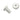 Button Head Cap Screw  8-32 x 1/4" - Etched Silver Aluminum - Set of 4