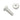 Button Head Cap Screw  M4 x .7 x 10mm - Etched Silver Aluminum - Set of 4