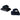 Cord Clips 1/8" x 1/4" - Black