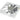 Hiper Premium 120 X 25mm Case Fan - Clear/Chrome w/ Blue LED's - SleevedHFF-2B12S