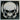 Kikboxes Skull & Blade 1 x 120mm Radgrill - Black Powder Coat