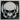 Kikboxes Skull & Blade 1 x 120mm Radgrill - Black Powder Coat