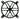 Kikboxes Spokes 1 x 120mm Radgrill - Black Powder Coat