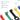 Microfiber Hook and Loop Cable Ties for Wire Management 6" (Assorted Colors) - 60 PiecesHM002