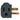 Power Strip Liberator Hug - A - Plug, Black - 2 PackHUGAPLUG
