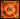 PPCS 40 x 10mm LED Fan - Orange