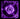 PPCS 40 x 10mm LED Fan - UV (Purple)