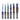 PPCS 6pcs High Speed Steel Hex Shank Machine Tap Drill Bits SetPPCS-TAP6