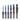 PPCS 6pcs High Speed Steel Hex Shank Machine Tap Drill Bits Set 