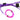PPCS Flexible EL Wire Flash Neon Glow Light With 12V controller 1 Meter Sleeved - PurplePPCS-EL-1-PR