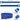 Premium Hook & Loop Straps - Blue (1 piece) HOOKLOOP - 1 - BLHOOKLOOP-1-BL