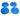 Premium Rubber Feet for PC Cases (4/pkg) - UV Blue