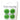 Premium Rubber Feet for PC Cases (4/pkg) - UV GreenPREMIUMFEET-UVG