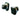 Rocker Switch Rectangle with Round Hole  - Black