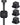 Sinjimoru Magnetic Multipurpose Cable Management Clips with Self Adhesive - Black [3 Pack]MCH_BASC