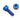 Socket Head Cap Screw  6-32 x 3/8" - Anodized Blue Aluminum - Set of 4