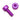 Socket Head Cap Screw  M4 x .7 x 10mm - Anodized Purple Aluminum - Set of 4