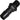 Nylon Fitting Flanged 1/4 NPT Threaded to Straight Barb - 1/2 OD - Black