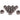 PrimoChill 1/2in. Rigid RevolverSX Series Cap Switch Over Kit – Dark Nickel  – 12 Pack