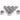 PrimoChill 1/2in. Rigid RevolverSX Series Cap Switch Over Kit – Silver Nickel  – 12 Pack