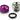 PrimoChill 1/2in. Rigid RevolverSX Series Fitting – Candy Pink – 12 PackF-RSX12-CPK-12