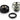 PrimoChill 1/2in. Rigid RevolverSX Series Fitting – Satin Black – 12 PackF-RSX12-SBK-12