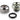 PrimoChill 1/2in. Rigid RevolverSX Series Fitting – Silver Nickel – 6 PackF-RSX12-SN-6