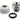 PrimoChill 1/2in. Rigid RevolverSX Series Fitting – Sky White – 6 PackF-RSX12-SW-6