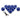 PrimoChill 1/2in. Rigid RevolverSX Series Fitting – True Blue – 12 Pack