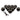 PrimoChill 1/2in. Rigid RevolverSX Series Fitting – TX Matte Black – 12 Pack