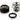 PrimoChill 1/2in. Rigid RevolverSX Series Fitting – TX Matte Black – 6 PackF-RSX12-TBK-6