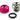 PrimoChill 1/2in. Rigid RevolverSX Series Fitting – UV PinkF-RSX12-UPK