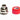PrimoChill 3/8in. x 1/2in FlexSX Series Compression Fitting - UV RedF-FSX12-UR