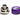 PrimoChill 3/8in. x 5/8in. FlexSX Series Compression Fitting - Candy PurpleF-FSX58-CP