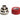 PrimoChill 3/8in. x 5/8in. FlexSX Series Compression Fitting - Razor RedF-FSX58-RR