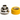 PrimoChill 3/8in. x 5/8in. FlexSX Series Compression Fitting - YellowF-FSX58-Y