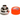 PrimoChill 7/16in. x 5/8in. FlexSX Series Compression Fitting - UV OrangeF-FSX758-UO