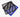 Primochill Carbon BiColor Rad Grillz - Single 120mm - Blue/Black