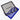 Primochill Carbon BiColor Rad Grillz - Single 120mm - Blue/WhiteRGCBi-120-BLW-D