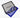Primochill Carbon BiColor Rad Grillz - Single 120mm - Blue/WhiteRGCBi-120-BLW-D