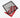 Primochill Carbon BiColor Rad Grillz - Single 120mm - Red/White