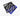 Primochill Carbon BiColor Rad Grillz - Single 140mm - Blue/BlackRGCBi-140-BL-BK-D