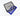 Primochill Carbon BiColor Rad Grillz - Single 140mm - Blue/WhiteRGCBi-140-BL-W-D