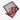 Primochill Carbon BiColor Rad Grillz - Single 140mm - Red/WhiteRGCBi-140-R-W-D